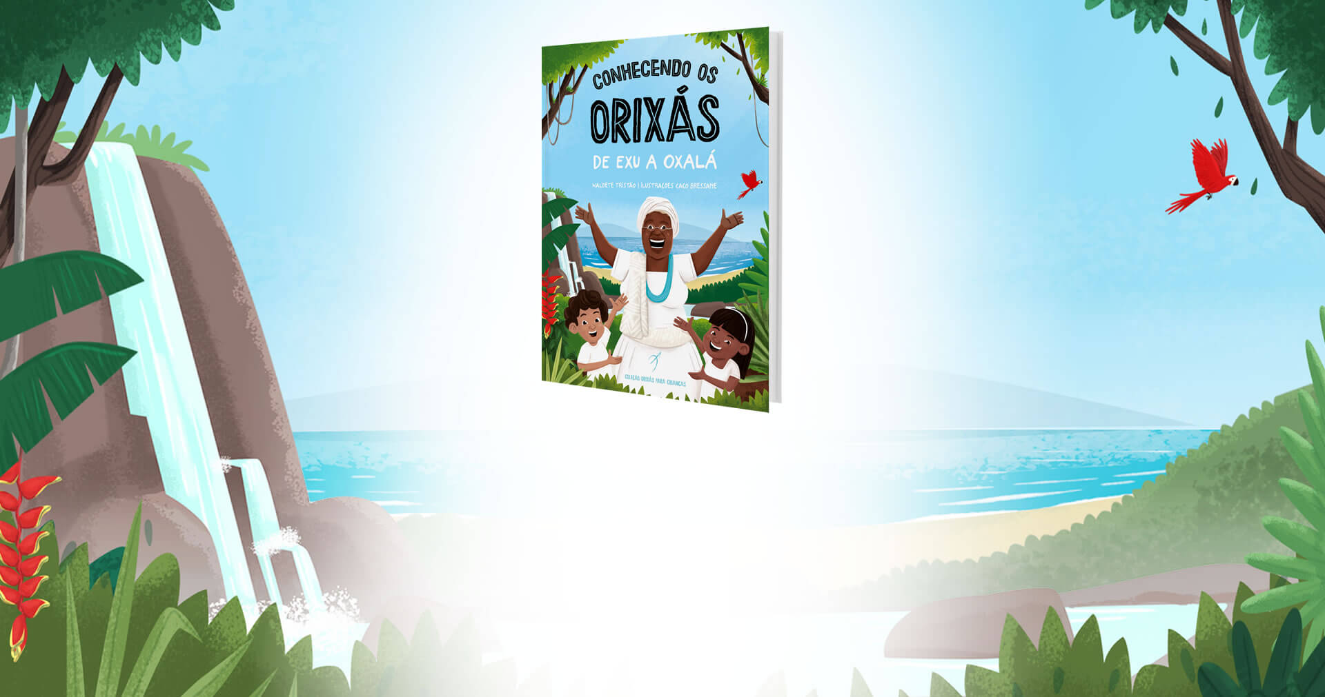 Arole Cultural | Knowing the Orishas is the first volume of the children book series, with 18 titles about the African Gods of Nature.