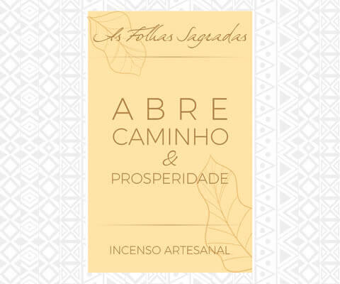 Incenso Abre Caminhos e Prosperidade